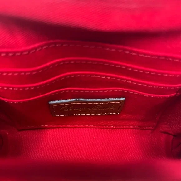 Dooney & Bourke Pebble Leather Large Framed Kisslock Coin Purse - Black - Picture 5 of 7